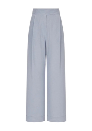 TOMBOY eyelet-belt back-pockets trousers - Blue