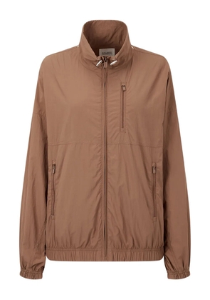 TOMBOY zip-up coat - Brown