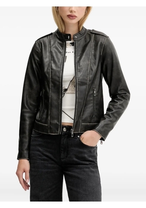 Desigual zip-fastening jacket - Black