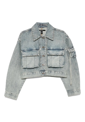 Ksubi Campbell Echoes pocket-detail denim jacket - Blue