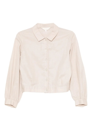 To b. by agnès b. cropped shirt - Neutrals