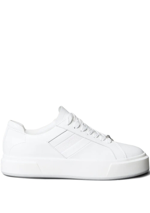 Calvin Klein lace-up panelled sneakers - White