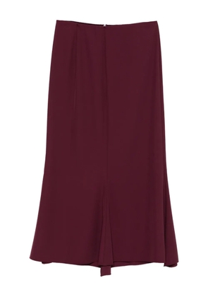 Patrizia Pepe flared midi skirt - Purple