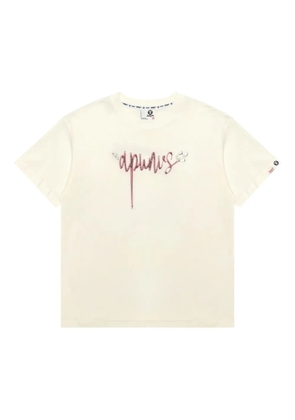 AAPE BY *A BATHING APE® bear-print T-shirt - Neutrals