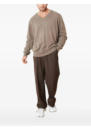 vue sur mer Halou V-neck T-shirt - Brown