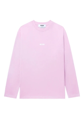 MSGM long-sleeved T-shirt - Pink