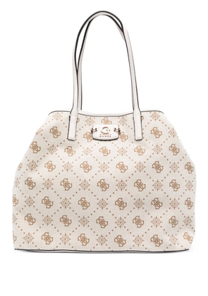 GUESS USA Neda logo-plaque tote bag - Neutrals
