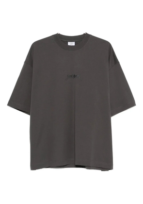 VETEMENTS logo-motif T-shirt - Grey