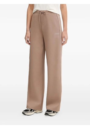 GUESS USA drawstring embellished trousers - Brown