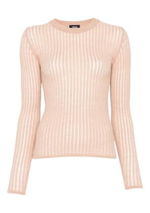 DIXIE open-knit sweater - Pink