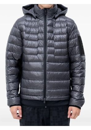 BOSS hooded quilted jacket - Grey