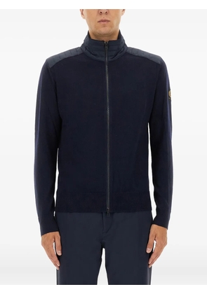 Belstaff Kelby padded-detail cardigan - Blue