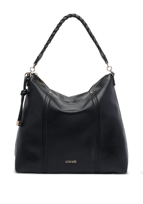 LIU JO braided-handle shoulder bag - Black