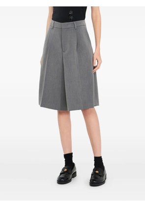 LIU JO pleated shorts - Grey