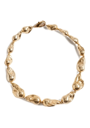 Fabiana Filippi irregular-shape bead necklace - Gold