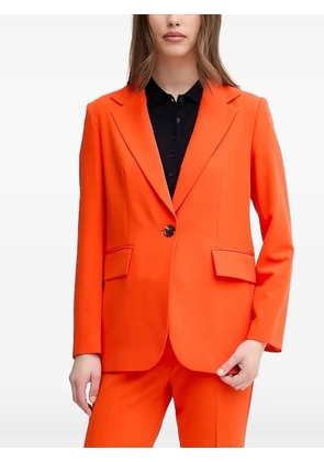 Sisley single-button blazer - Red