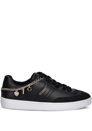 GUESS USA logo charm-detail sneakers - Black
