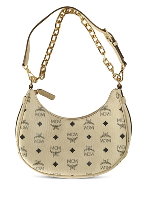 MCM small Aren logo-pattern shoulder bag - Neutrals