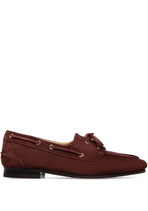 Bally Plume boat shoes - Red