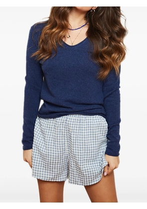 vue sur mer Paloma V-neck T-shirt - Blue