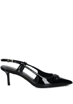 MARCIANO by GUESS logo-plaque slingback pumps - Black