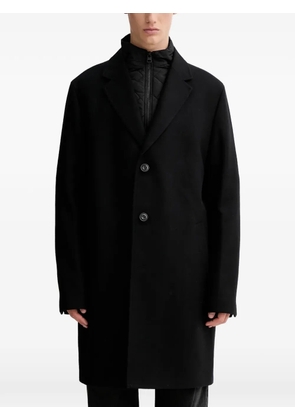 HUGO buttoned long sleeve coat - Black