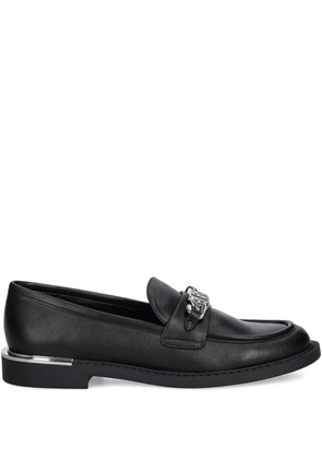 DKNY chain-detail loafers - Black