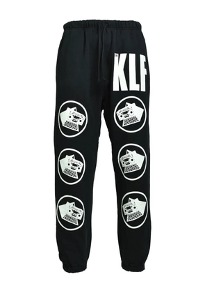 SAINT MXXXXXX x KLF graphic pants - Black
