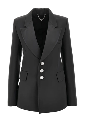 Rabanne embellished-button single-breasted blazer - Grey