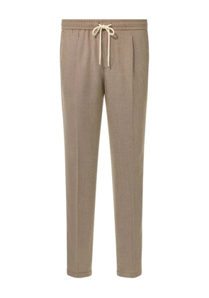 Boggi Milano City drawstring trousers - Neutrals