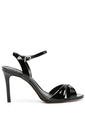 Schutz Hilda 100mm leather sandals - Black