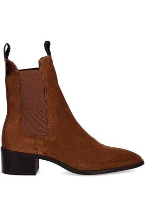 Gant 45mm pointed-toe heeled boots - Brown