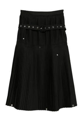 Rokh pleated overturn skirt - Black