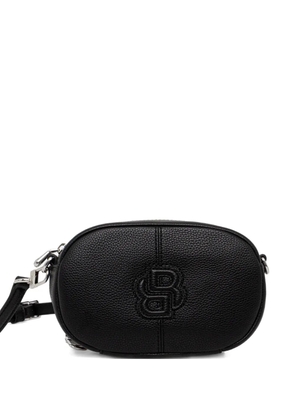 BOSS embossed-logo cross body bag - Black