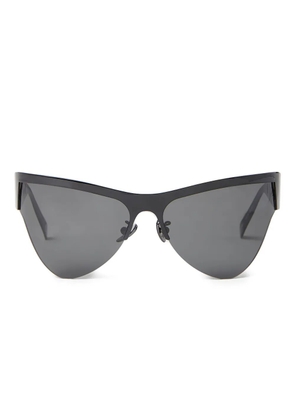 Marni Eyewear logo-print sunglasses - Black