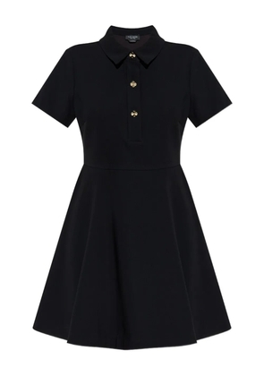 Kate Spade clover-button mini dress - Black