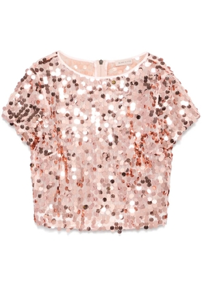 Blanca Vita sequinned top - Pink