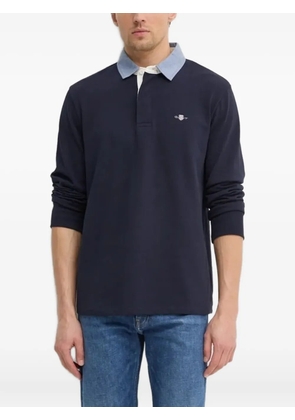 Gant long-sleeve polo shirt - Blue