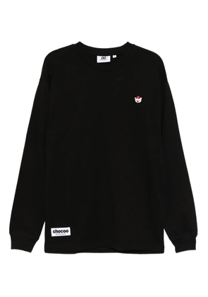 CHOCOOLATE bear-embroidered T-shirt - Black