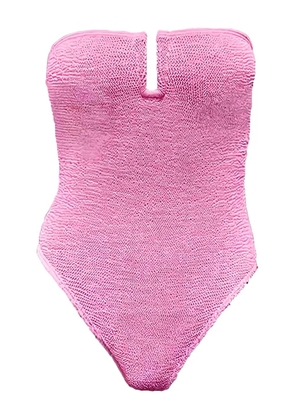 Bond-eye Blake seersucker swimsuit - Pink