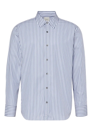 Calvin Klein striped long-sleeve shirt - White