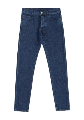 COUNTY OF MILAN logo graphic slim-fit jeans - Blue