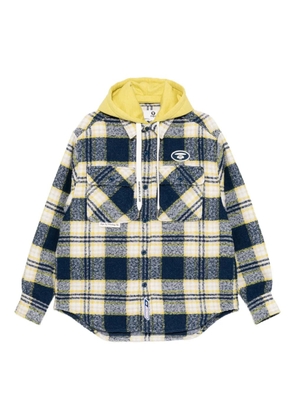 AAPE BY *A BATHING APE® logo-embroidered jacket - Blue