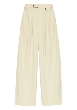 Gestuz pleat-detailing trousers - Neutrals