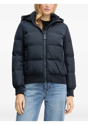 Armani Exchange hooded down jacket - Blue
