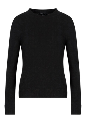 Giorgio Armani crew-neck cashmere sweater - Black