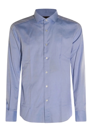 Glanshirt long-sleeve cotton shirt - Blue