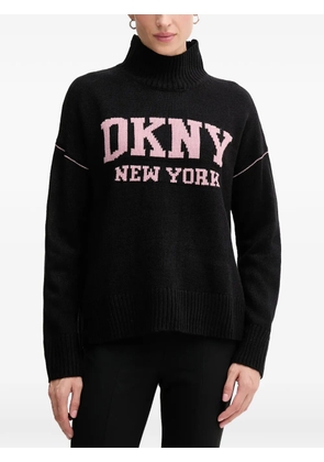 DKNY roll-neck sweater - Black