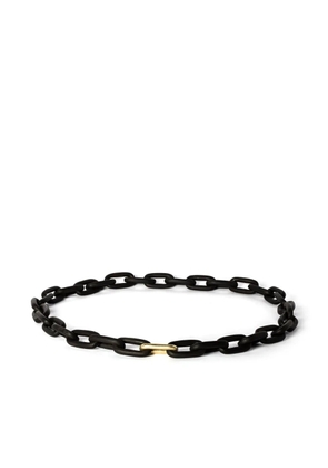 Parts of Four charm chain choker necklace - Black