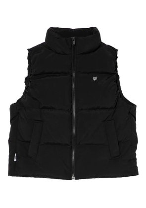 CHOCOOLATE logo-embossed gilet - Black